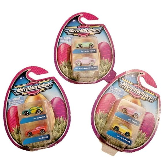 Hasbro Micro Machines 2021 The Original Scale Miniatures Holiday Easter EGG Cars - Picture 1 of 5